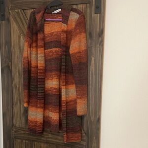 Multicolor Striped Women's Sweater non smoking home #K